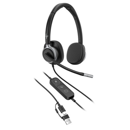 HP Poly Mission 615 Monaural USB Wired Headset (Bulk)
