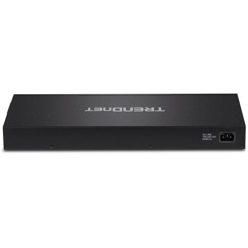 Trendnet TPE-3018LS network switch Managed Gigabit Ethernet (10/100/1000) Power over Ethernet (PoE) 1U Black