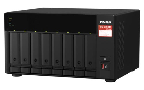 QNAP TS-873A NAS Tower Ryzen Embedded V1500B 8 GB DDR4 0 TB QNAP Turbo System Anthracite
