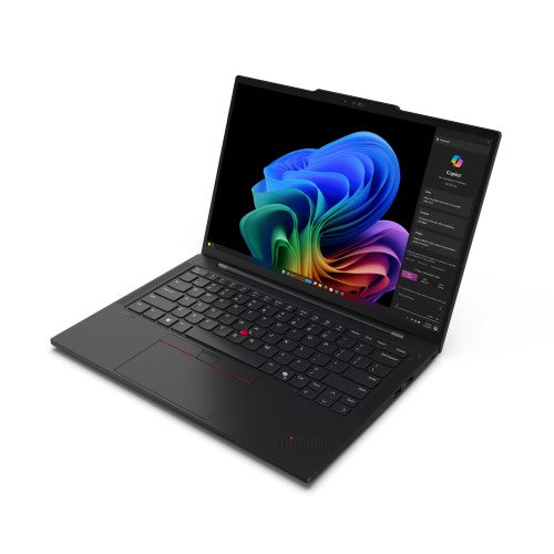 Lenovo ThinkPad T14s Gen 6 (Snapdragon) Copilot+ PC X1E-78-100 Laptop 14" WUXGA 32 GB LPDDR5x-SDRAM 1 TB SSD Wi-Fi 7 (802.11be) Windows 11 Pro Black