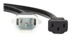 Eaton P005-E04 power cable Black 47.2" (1.2 m) C14 coupler C13 coupler