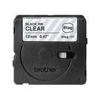 Brother BTAG-131 label-making tape Black on transparent