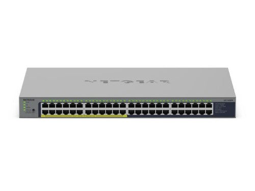 NETGEAR GS748PP Unmanaged Gigabit Ethernet (10/100/1000) Power over Ethernet (PoE) Gray