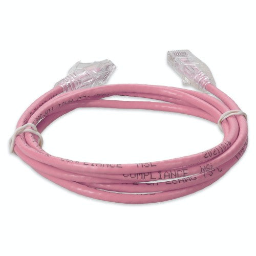 AddOn Networks ADD-15FSLCAT6A-PK networking cable Pink 181.1" (4.6 m) Cat6a U/UTP (UTP)