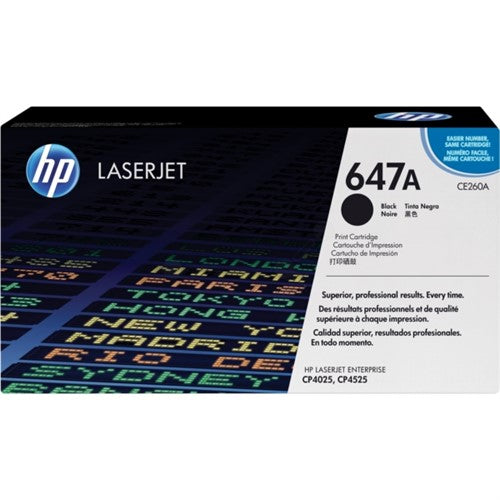 CE260A (647A) Toner black, 8.5K pages