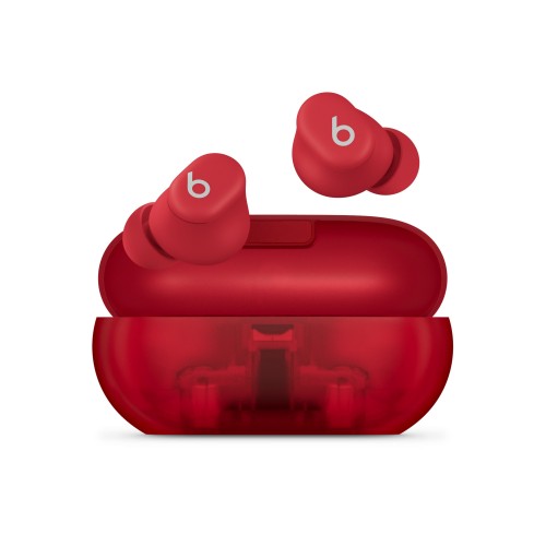 Apple Beats Solo Buds Headset True Wireless Stereo (TWS) In-ear Calls/Music Bluetooth Red, Transparent