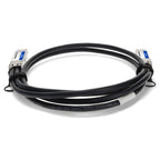 AddOn Networks CAB-D-D-200G-2M-AO InfiniBand/fibre optic cable 78.7" (2 m) QSFP-DD Black, Silver