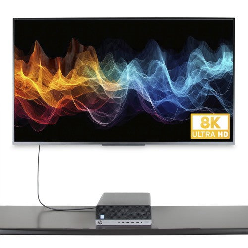 StarTech.com 133DISPLAYPORTHDMI21 video cable adapter 78.7" (2 m) DisplayPort HDMI Black, Silver