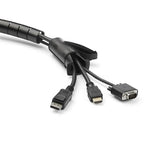 StarTech.com CMSCOILED2 cable organizer Cable sleeve Black 1 pc(s)