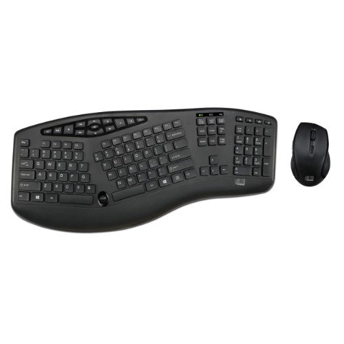 Adesso WKB-1600CB keyboard Mouse included Universal RF Wireless QWERTY US English Black