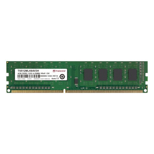 Transcend 4GB DDR3 1333 memory module 1 x 8 GB