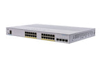 Cisco CBS350-24P-4X-UK network switch Managed L2/L3 Gigabit Ethernet (10/100/1000) Power over Ethernet (PoE) Silver