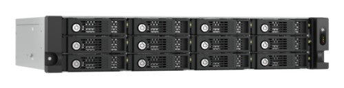 QNAP TL-R1200PES-RP HDD/SSD enclosure Black, Gray 2.5/3.5"