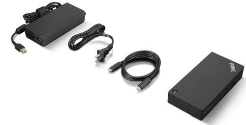 Lenovo 40B20135US laptop dock/port replicator Wired USB 3.2 Gen 1 (3.1 Gen 1) Type-A + Type-C Black
