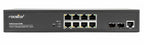 Rocstor SolidConnect SCM8 Managed L2 Gigabit Ethernet (10/100/1000) Power over Ethernet (PoE) Black