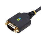 StarTech.com 1P3FFCB-USB-SERIAL serial cable Black 39.4" (1 m) USB Type-A RS-232