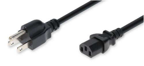AddOn Networks ADD-N5152C13C18G8FBK power cable Black 94.5" (2.4 m) NEMA 5-15P C13 coupler