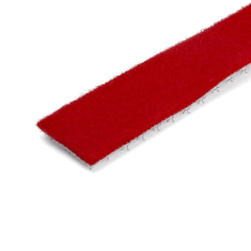 StarTech.com HKLP25RD cable tie Hook & loop cable tie Nylon Red 1 pc(s)