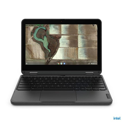 Lenovo 500e Chromebook Gen 3 (Intel) Intel® Celeron® N N4500 11.6" Touchscreen HD 4 GB LPDDR4x-SDRAM 32 GB eMMC Wi-Fi 6 (802.11ax) ChromeOS US English Gray