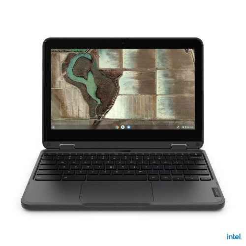 Lenovo 500e Chromebook Gen 3 (Intel) Intel® Celeron® N N4500 11.6" Touchscreen HD 4 GB LPDDR4x-SDRAM 32 GB eMMC Wi-Fi 6 (802.11ax) ChromeOS US English Gray
