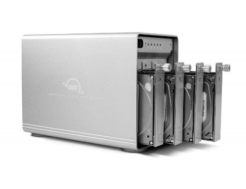 OWC Mercury Elite Pro Quad HDD enclosure Silver 2.5/3.5"