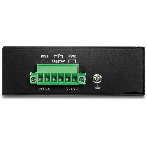 Trendnet TI-PE80 network switch Unmanaged Fast Ethernet (10/100) Power over Ethernet (PoE) Black