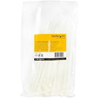 StarTech.com CBMZTRB8 cable tie Releasable cable tie Nylon, Plastic White