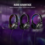 Corsair HS35 v2 Multiplatform Gaming Headset Wired Head-band Carbon