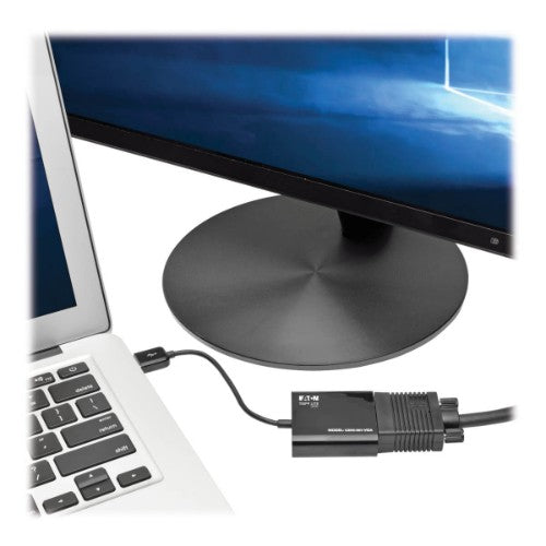 Tripp Lite U244-001-VGA video cable adapter VGA (D-Sub) USB Type-A Black