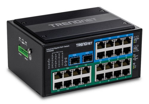 Trendnet TI-PG262 network switch Unmanaged Gigabit Ethernet (10/100/1000) Power over Ethernet (PoE) Black
