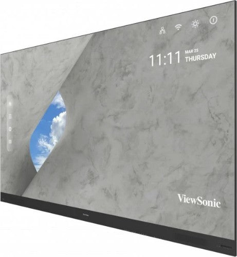 Viewsonic LDP135-151 signage display Digital signage flat panel 135" LED Wi-Fi 600 cd/m² Full HD Black Android 9.0
