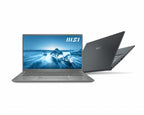 MSI Prestige 15 A12SC-042 Intel® Core™ i7 i7-1280P Laptop 15.6" Full HD 32 GB LPDDR4x-SDRAM 1 TB SSD NVIDIA® GeForce® GTX 1650 Wi-Fi 6E (802.11ax) Windows 11 Pro Carbon, Gray