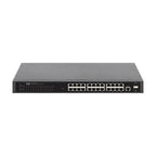 Eaton NGS24C2POE-1 network switch Managed L2 Gigabit Ethernet (10/100/1000) Power over Ethernet (PoE) 1U Black