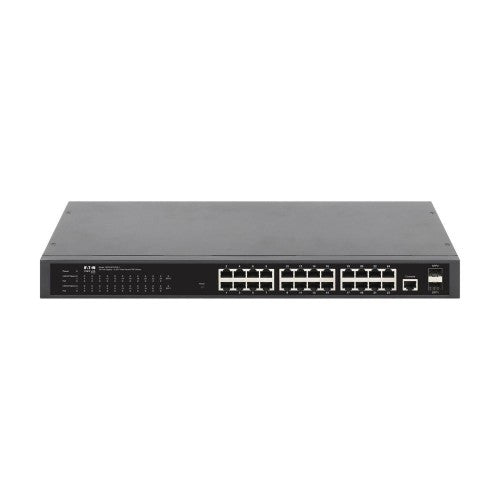 Eaton NGS24C2POE-1 network switch Managed L2 Gigabit Ethernet (10/100/1000) Power over Ethernet (PoE) 1U Black