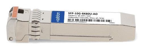 AddOn Networks SFP-10G-BX80U-AO network transceiver module Fiber optic 10000 Mbit/s SFP+