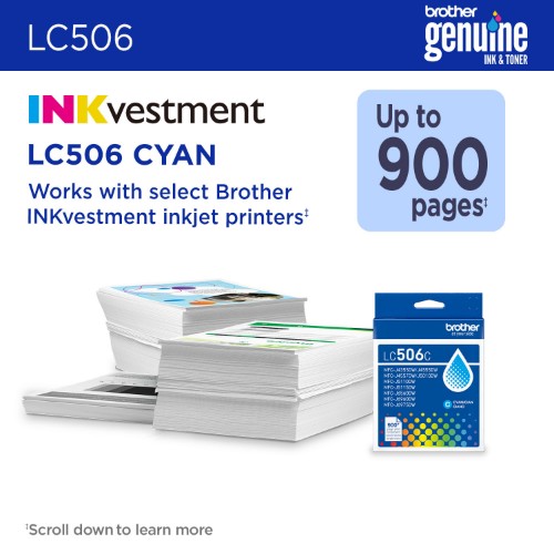 Brother LC506CS ink cartridge 1 pc(s) Original Standard Yield Cyan