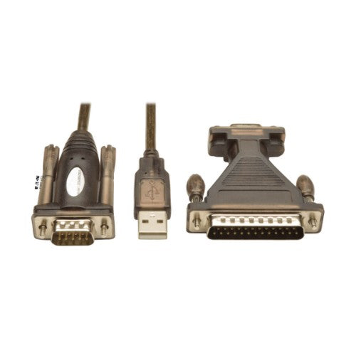 Tripp Lite U209-005-DB25 serial cable Black 59.8" (1.52 m) USB A DB25, DB9