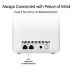 ASUS ZenWiFi BD5 Dual-band (2.4 GHz / 5 GHz) Wi-Fi 7 (802.11be) White 2 Internal