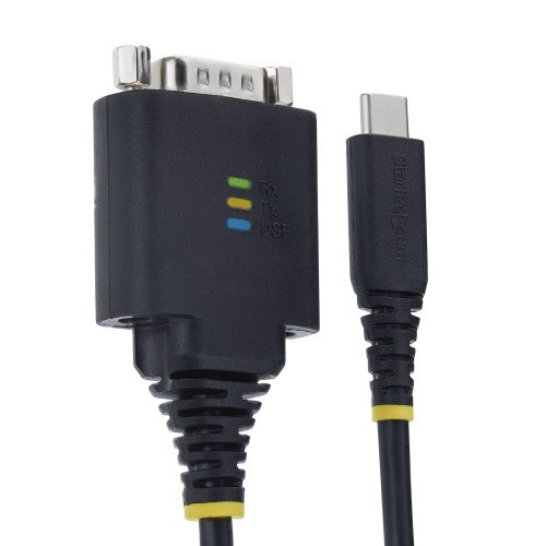 StarTech.com 1P1FFC-USB-C-SERIAL serial cable Black 11.8" (0.3 m) USB Type-C RS-232