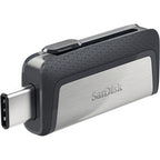 SanDisk Ultra Dual Drive USB Type-C 128 GB USB flash drive USB Type-A / USB Type-C 3.2 Gen 1 (3.1 Gen 1) Black, Silver