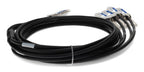 AddOn Networks QDD-4ZQ100-CU3M-AO InfiniBand/fibre optic cable 118.1" (3 m) QSFP-DD 4x QSFP56 DAC Black, Stainless steel