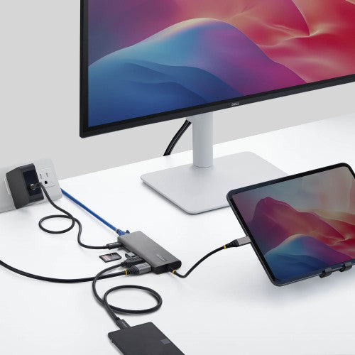 StarTech.com 177B-USBC-MULTIPORT laptop dock/port replicator Wired USB 3.2 Gen 2 (3.1 Gen 2) Type-C Gray