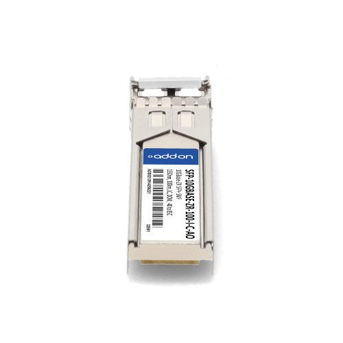 AddOn Networks SFP-10GBASE-ZR-100-I-C-AO network transceiver module Fiber optic 10000 Mbit/s SFP+ 1550 nm