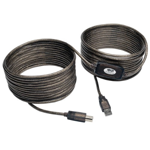 Tripp Lite U042-036 USB cable USB 2.0 431.9" (11 m) USB A USB B 0.48 Gbit/s Black