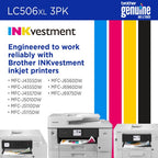 Brother LC506XL3PKS ink cartridge 3 pc(s) Original High (XL) Yield Cyan, Magenta, Yellow