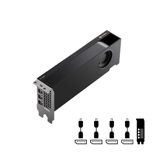 PNY VCNRTXA200012GB-PB graphics card NVIDIA RTX A2000 12 GB GDDR6