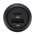 Tripp Lite U280-C02-39W-1B mobile device charger Universal Black Cigar lighter Fast charging Auto