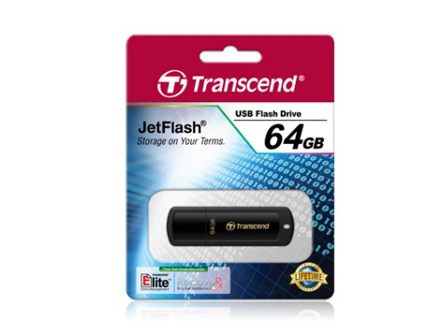 Transcend JetFlash 350 USB flash drive 64 GB USB Type-A 2.0 Black