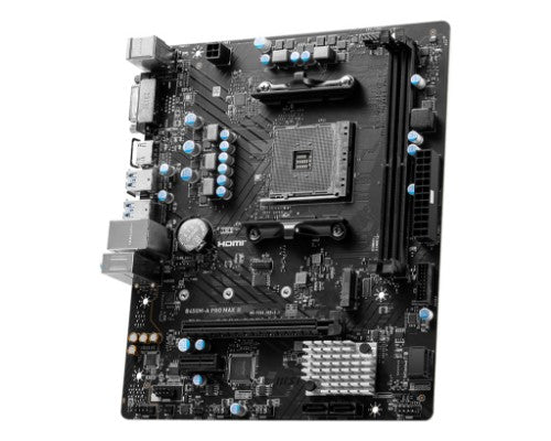 MSI B450M-A PRO MAX II motherboard AMD B450 Socket AM4 micro ATX