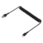 StarTech.com R2ACC-1M-USB-CABLE USB cable USB 2.0 39.4" (1 m) USB A USB C 0.48 Gbit/s Black
